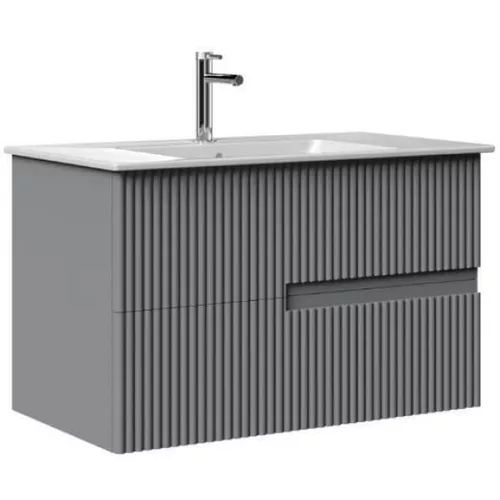 купить Шкаф под умывальник Orka Moonlight 70 Grey matt в Кишинёве 