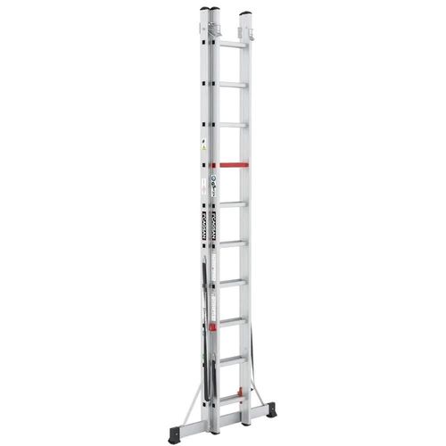 купить Лестница Cagsan TSA6 двухсекционная, 2x10 ст, H=4.94m, макс.нагрузка150kg в Кишинёве 