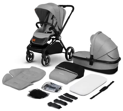 купить Детская коляска Lionelo Mika 2in1 Grey Stone в Кишинёве 