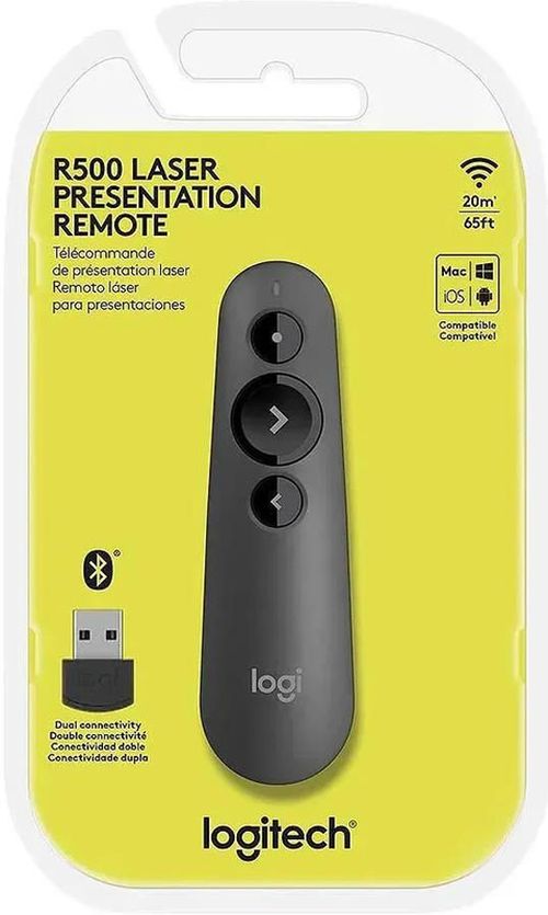 cumpără Telecomandă foto și video Logitech R500s Graphite Laser Presentation Remote (910-005843) în Chișinău 