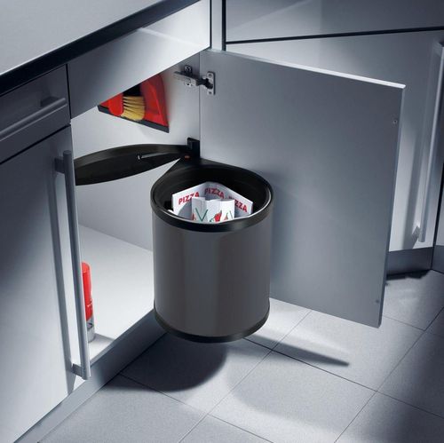 cumpără Feronerie pentru mobilă Hailo 3515071 Mono 15 dark grey/black în Chișinău 