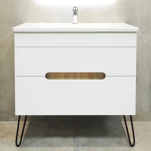 cumpără Dulap pentru lavoar Bayro универсальный Etna под умыв. Argo 800 белый мат în Chișinău 