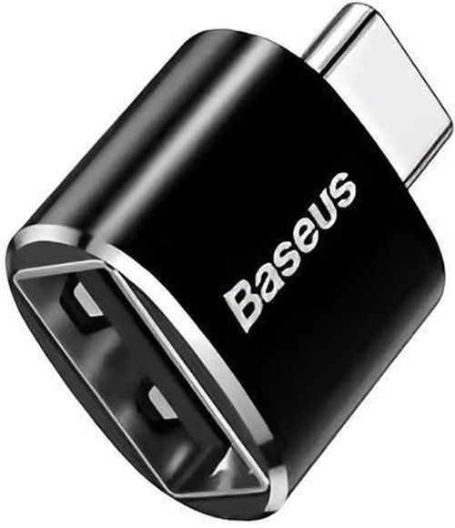 купить Переходник для IT Baseus CATOTG-01, Mini USB Female to Type-C Male Converter, Black в Кишинёве 