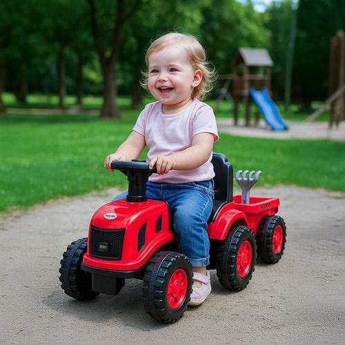 cumpără Tolocar Baby Mix 58359 толокар-трактор с прицепом Benny красный în Chișinău 