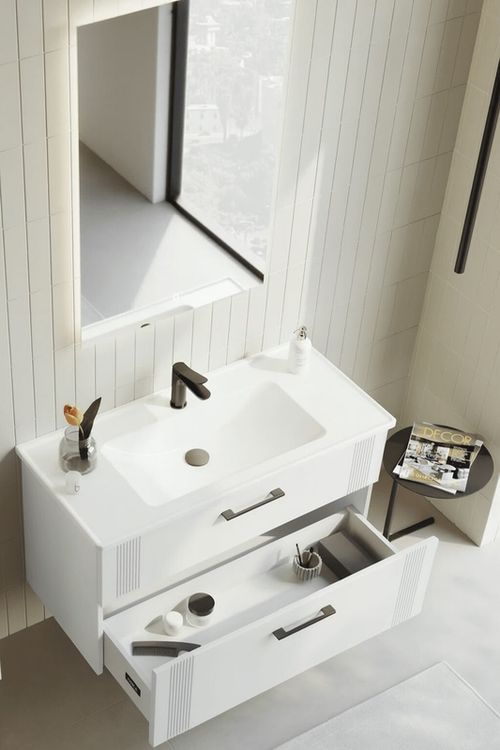 купить Шкаф под умывальник Orka Bari 85 White в Кишинёве 