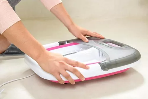 купить Массажер-ванночка для ног Solac Therma Hydro ME7756 White/Pink в Кишинёве 