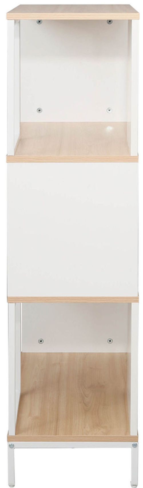 купить Офисный стеллаж Deco Loreto 4 nivele 70X30X113H Oak/White в Кишинёве 