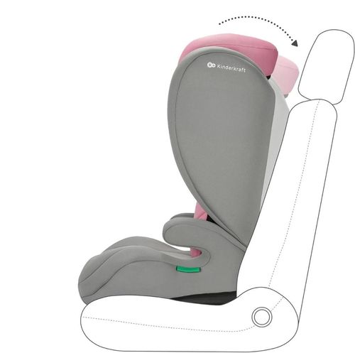 cumpără Scaun auto KinderKraft I-Spark I-Size 100-150cm Kcispa00pnk0000 Pink în Chișinău 