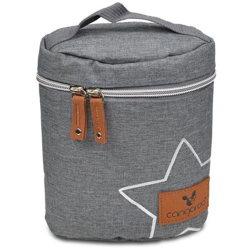 купить Посуда для кормления Cangaroo Термоизолятор для бутылочки Charlie Dark Grey в Кишинёве 