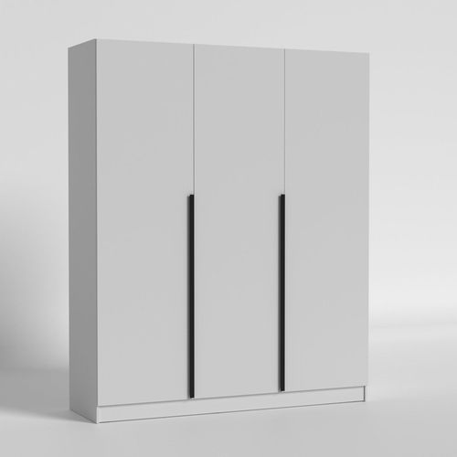 купить Шкаф Nex Home Urban cu balamale 180x52x220cm, Alb в Кишинёве 