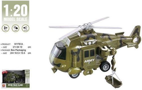 купить Машина Wenyi PR 1 /22 (17616) elicopter mic 1:20 pe baterii WY761A в Кишинёве 
