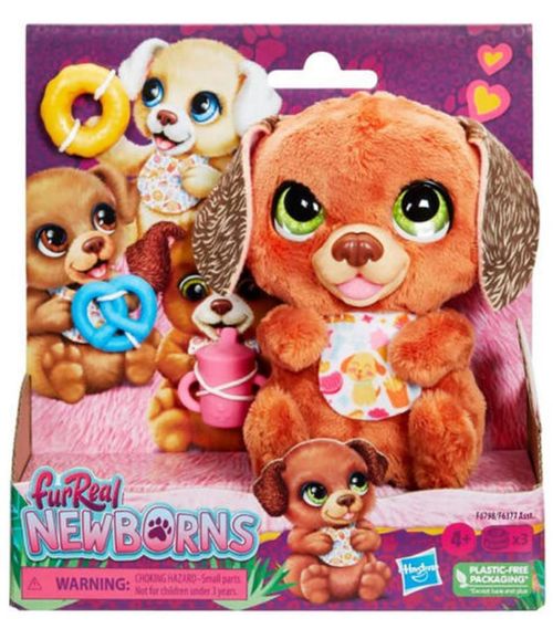 купить Мягкая игрушка Hasbro F6377 Furreal Интерактивная игрушка Interactive Plush Newborns, ast в Кишинёве 