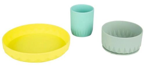 cumpără Seturi pentru hrănire bebelușilor Premaman PREYW4-CCC-UNQ Set de vesela din silicon Origami, 3 piese în Chișinău 