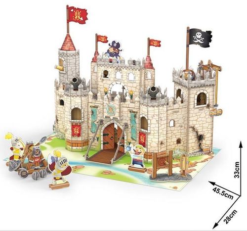 купить Конструктор Cubik Fun P833h 3D Puzzle Pirate Knight Castle в Кишинёве 