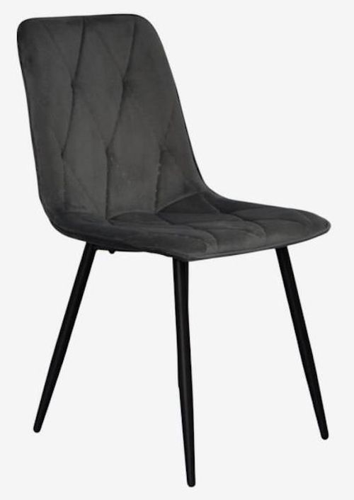 купить Комплект стол и стулья Evelin di Costacurta стол DT 404-6B + 3 стула YTC-080B Dark grey в Кишинёве 