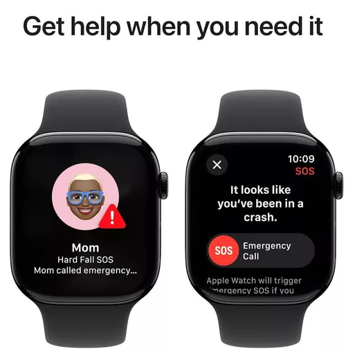 cumpără Ceas inteligent Apple Watch Series 10 GPS 46mm Jet Black Aluminium Case with Black Sport Band - M/L MWWQ3 în Chișinău 