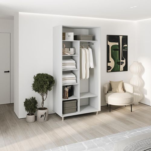 cumpără Dulap my-STYLE C10H2T03AM04-U11, 100x220, серый în Chișinău 