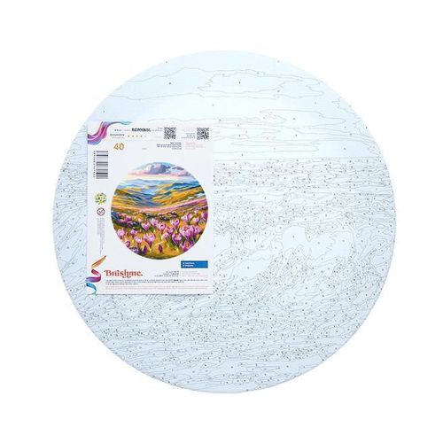 cumpără Tablou pe numere BrushMe RC00084L rotunda d40, Trezirea primavara în Chișinău 