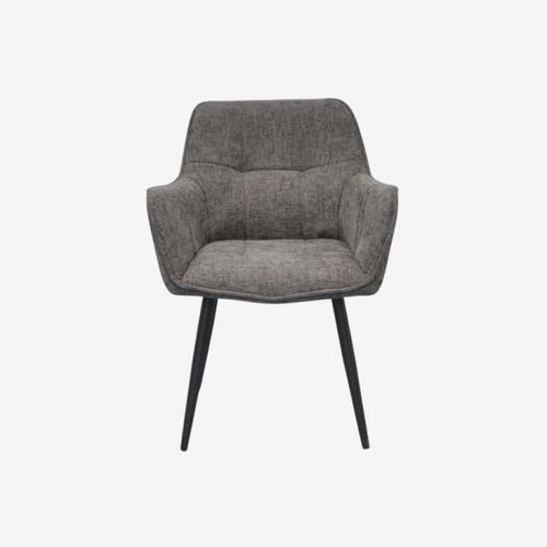 купить Комплект стол и стулья Evelin di Costacurta стол DT-533R B + 4 стула YTC-090B UF885-15 (Dark grey) в Кишинёве 