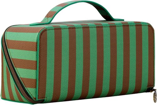 купить Несессер/косметичка Pip Studio 51.274.292 Cyrille Cosmetic Bag Medium Stripe Green 23.5x11x5x22cm в Кишинёве 