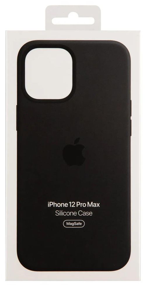 купить Чехол для смартфона Apple iPhone 12 Pro Max Silicone Case with MagSafe Black MHLG3 в Кишинёве 