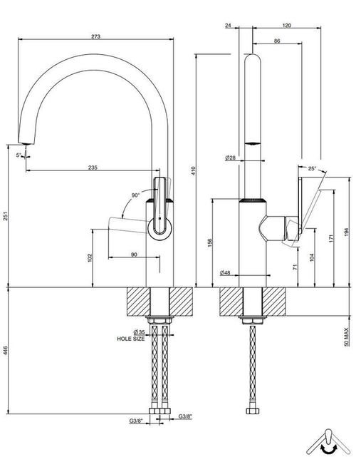 cumpără Bateria bucătărie Gessi 60940-727 Brass Br PVD în Chișinău 