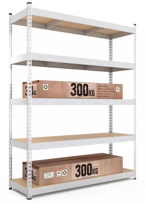 купить Cтеллаж складской Nex Home Titan 1800x1200x400mm, 4 polițe PAL, galvanizat в Кишинёве 