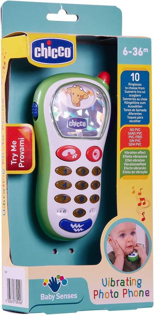 купить Музыкальная игрушка Chicco 600670 Vibrating Photo Phone в Кишинёве 