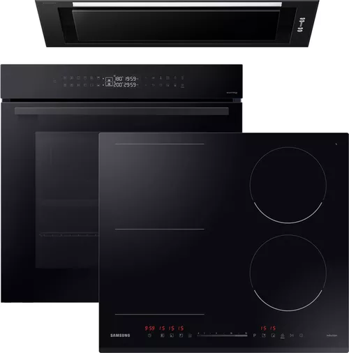 купить Духовой шкаф, варочная панель и вытяжка Samsung NV7B4245VAK/WT + NZ64R3747BK/WT + NK52FG455CC/UR в Кишинёве 