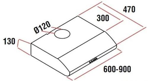 cumpără Hotă Hausberg HB-1210NG în Chișinău 