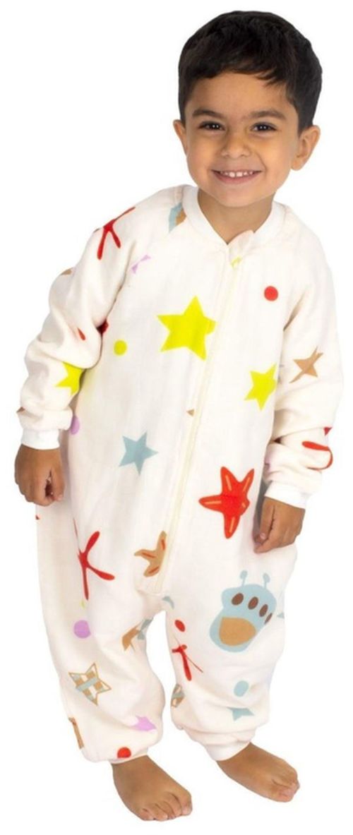 купить Детское постельное белье Sevi Bebe 308-61 Пижама Organic Muslin 2 Age - Space в Кишинёве 