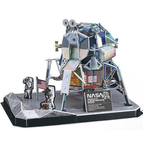 cumpără Set de construcție Cubik Fun DS1058h 3D puzzle Modulul lunar Eagle al navei spațiale Apollo-11, 93 elemente în Chișinău 