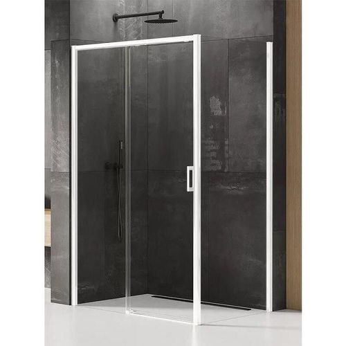 купить Душевая кабина New Trendy Prime White L Quadra100x80x200 Hinged D-0400A/D-0219B в Кишинёве 