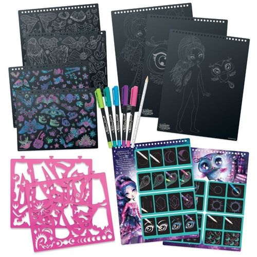 купить Набор для творчества Nebulous Stars 11121 Creative Sketchbook - Zentangle Black Pages - Eclipsia в Кишинёве 