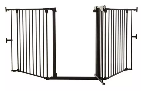 купить Детская безопасность Dreambaby F2021 Ворота безопасности 3 секции NEWPORT ADAPTA черный в Кишинёве 