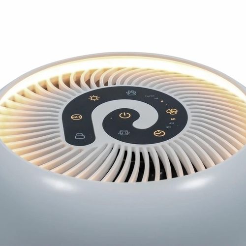 купить Очиститель воздуха EvoAir YuvoSpin, УФ-С лампа, фильтр 3 в 1, True HEPA, активированный уголь, белый в Кишинёве 