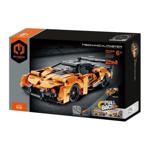 купить Конструктор iM.Master 5828 Mașină sportivă 2în1, Mechanical Master, cu inerție, 278pcs в Кишинёве 