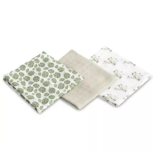 cumpără Accesoriu pentru înfășat Sensillo 0805 Набор пеленок 3шт Bamboo Elephant 70x80 (0414) în Chișinău 