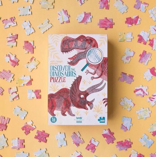 купить Головоломка Londji PZ393 Puzzle - Discover the Dinosaurs в Кишинёве 