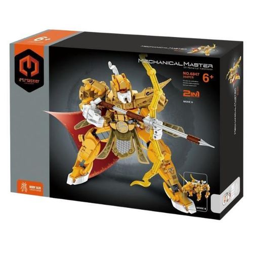 купить Конструктор iM.Master 6847 Cei cinci Generali Tigri: Huang Zhong 2în1, Mechanical Master, 344pcs в Кишинёве 