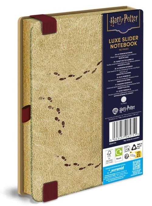 cumpără Carnet Pyramid International SR2501426 HARRY POTTER (MARAUDERS MAP) LUXE SLIDER în Chișinău 