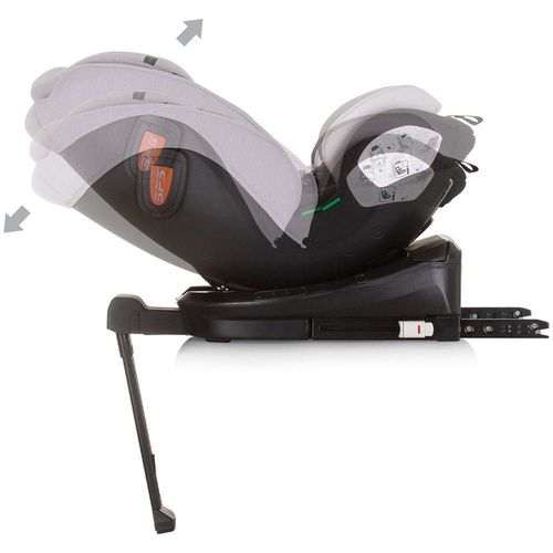 cumpără Scaun auto Chipolino STKTRN02404AS I-Size 40-150cm Isofix 360 Tourino Ash Grey în Chișinău 