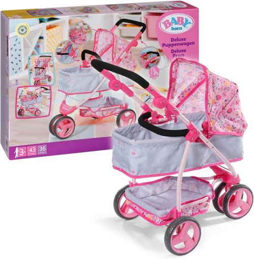 купить Кукла Zapf 834145 Коляска для куклы Deluxe Pram в Кишинёве 