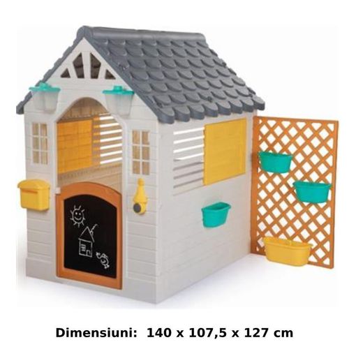 cumpără Căsuță de joacă Dolu 3310 Casuta de joaca pentru copii cu gard (127 x 140 x 92,5 cm), 1455D în Chișinău 