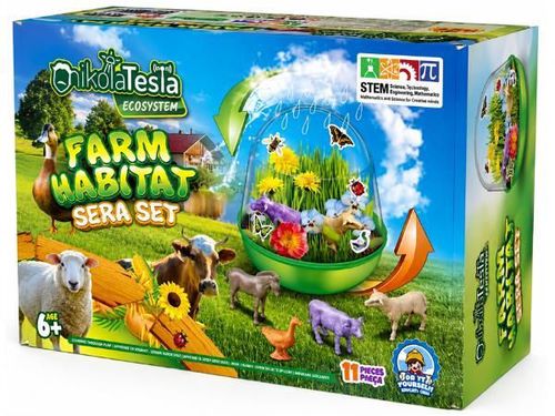 купить Набор для творчества Play Toys 70133 DIY Fermă într-un habitat, set educațional (Nikola Tesla) в Кишинёве 