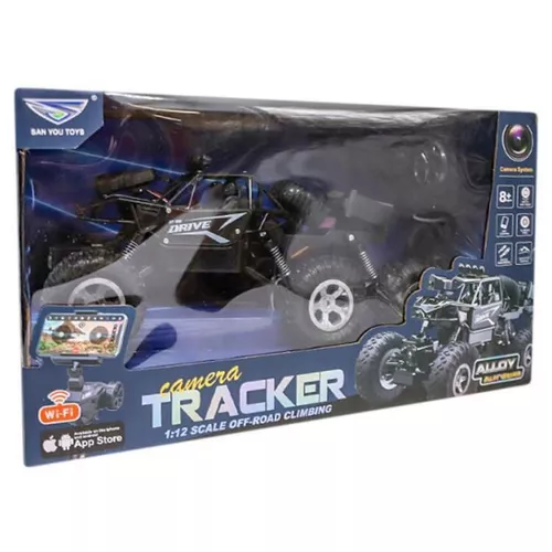 купить Радиоуправляемая игрушка New World SY203KHK-11 Mașină 1:12 cu cameră si T/C, acum, neagra, 752131 в Кишинёве 