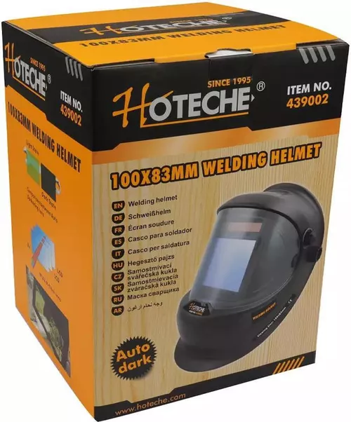 купить Средства индивидуальной защиты Hoteche 439002 сварочная маска автомат 100x83mm в Кишинёве 