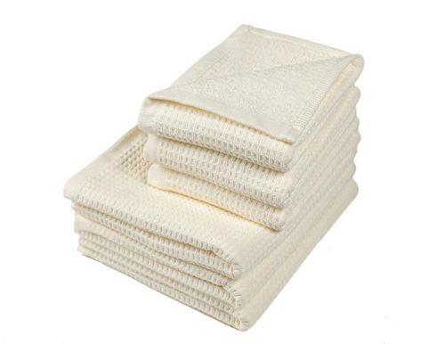 cumpără Prosop Sweet Home Prosop din coton Valentina 40x70 cm, 500g/m2, Canoli Cream în Chișinău 