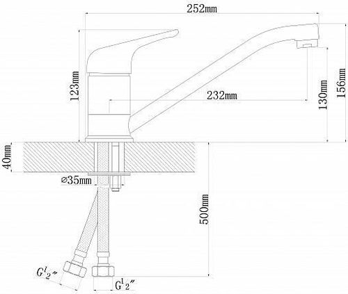 cumpără Bateria bucătărie Dr.Gans Nota Negru în Chișinău 