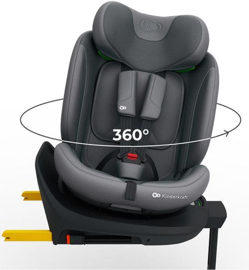 купить Автокресло KinderKraft KCI36002GRYPL00 I-360 2 Plus I-Size Grey в Кишинёве 